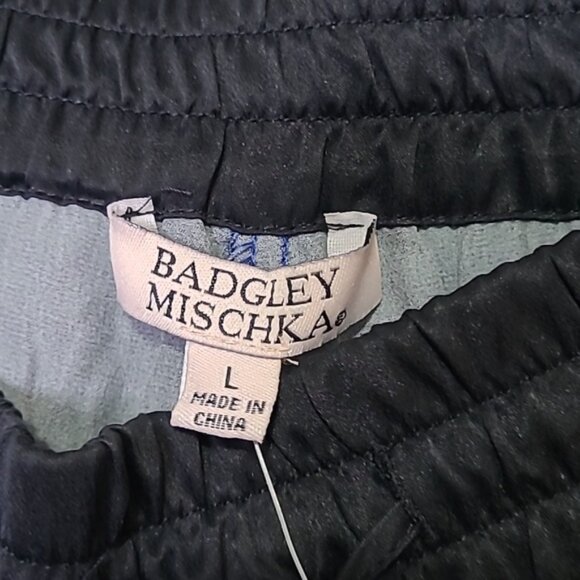 NWT Badgley Mischka silk leisure pants size large - Picture 6 of 8